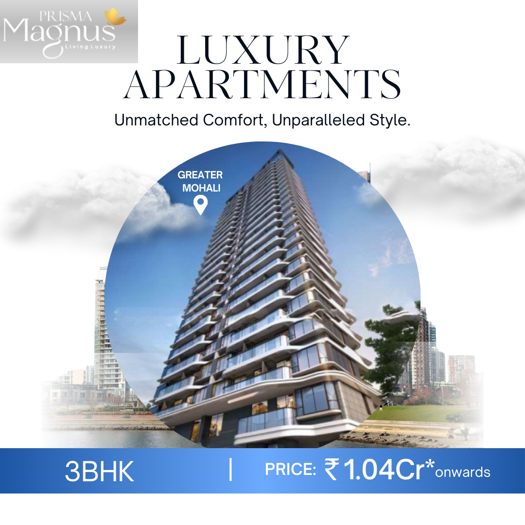 3Bhk flat in Greater Mohali