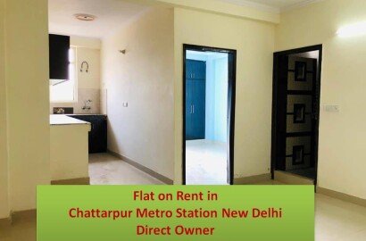 brokerage free flat for rent in chattarpur