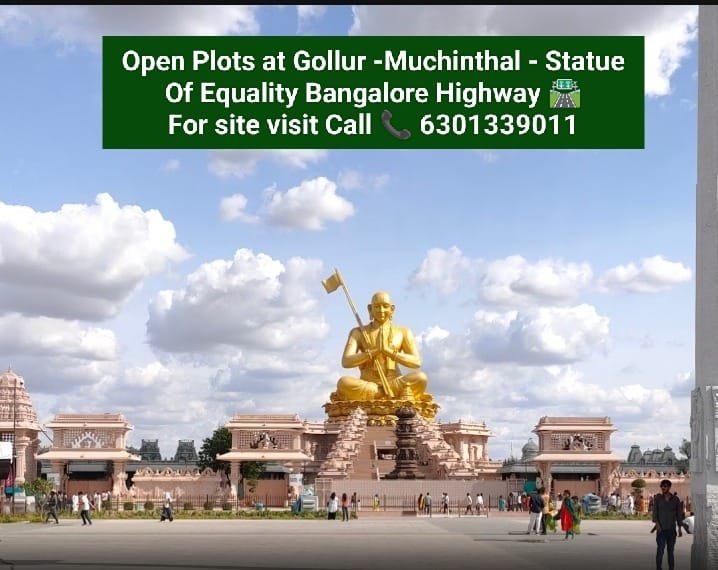 premium open plots at shamshabad- gollur near statue of equality banglore highway