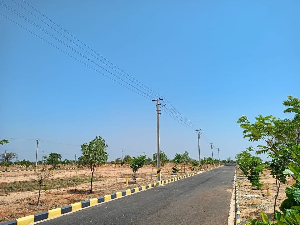 HMDA approved open plots for sale in Meerkhanpet- kandukur srisailam highway near skill develoment university