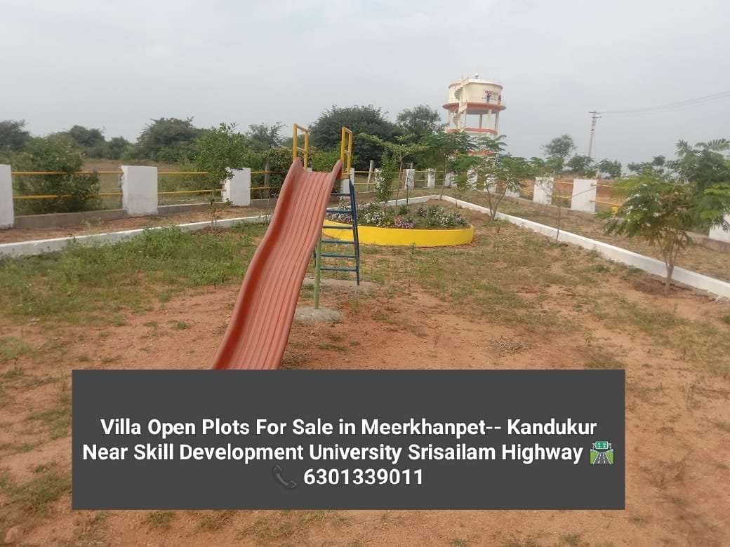 HMDA approved open plots for sale in Kandukur near srisialam highway