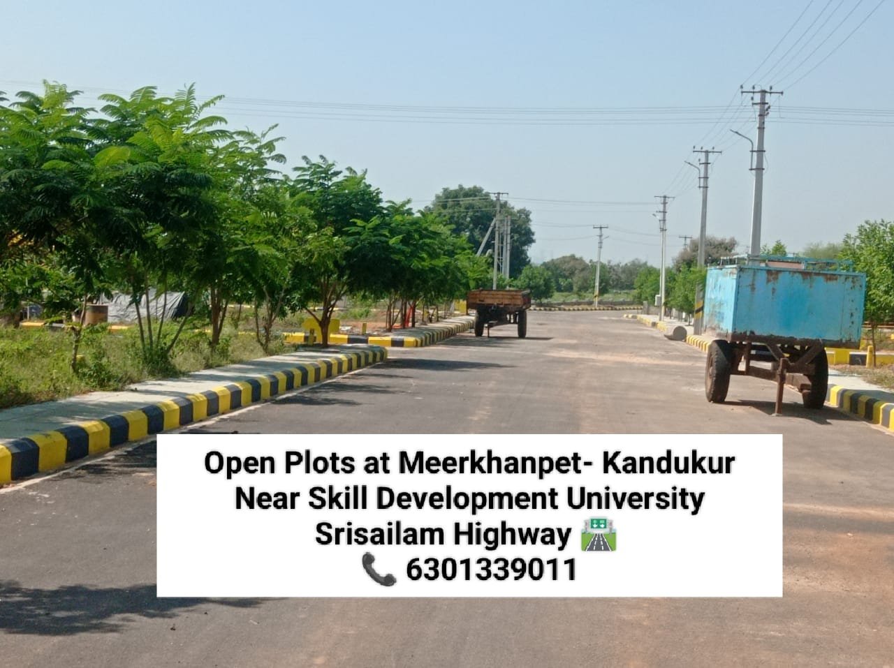 HMDA approved open plots for sale in Meerkhanpet- kandukur srisailam highway near skill develoment university